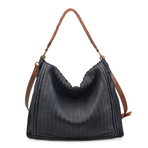 Product Image of Moda Luxe Adriana Hobo 842017113713 View 1 | Black