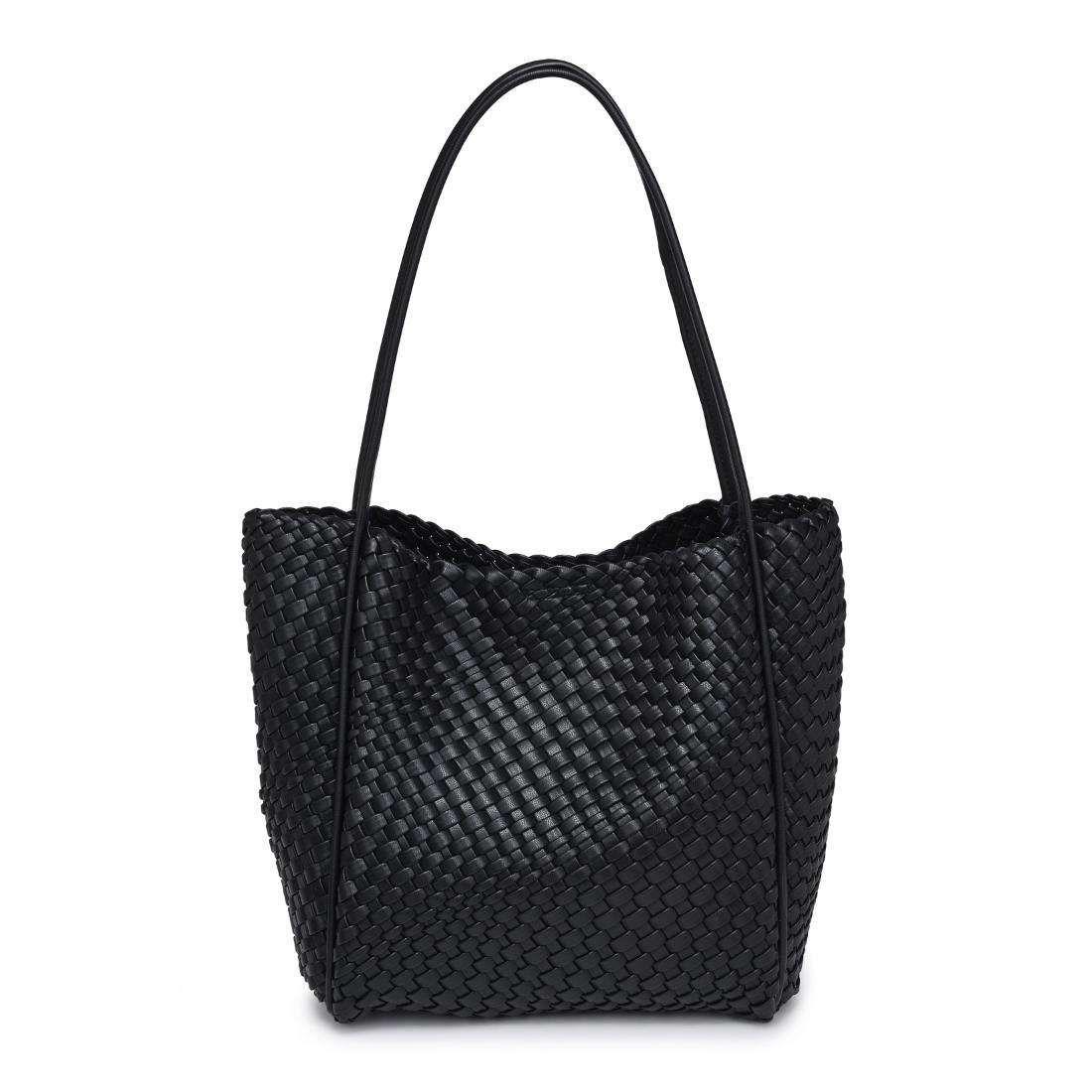 Product Image of Moda Luxe Gladys Tote 842017137245 View 5 | Black