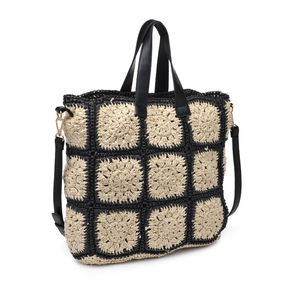 Product Image of Moda Luxe Chicness Tote 842017134817 View 2 | Natural Black