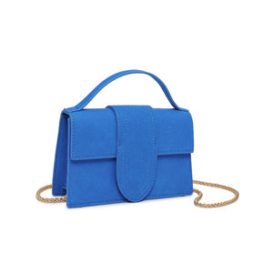 Product Image of Moda Luxe Elizabeth - Suede Crossbody 842017130543 View 6 | Electric Blue