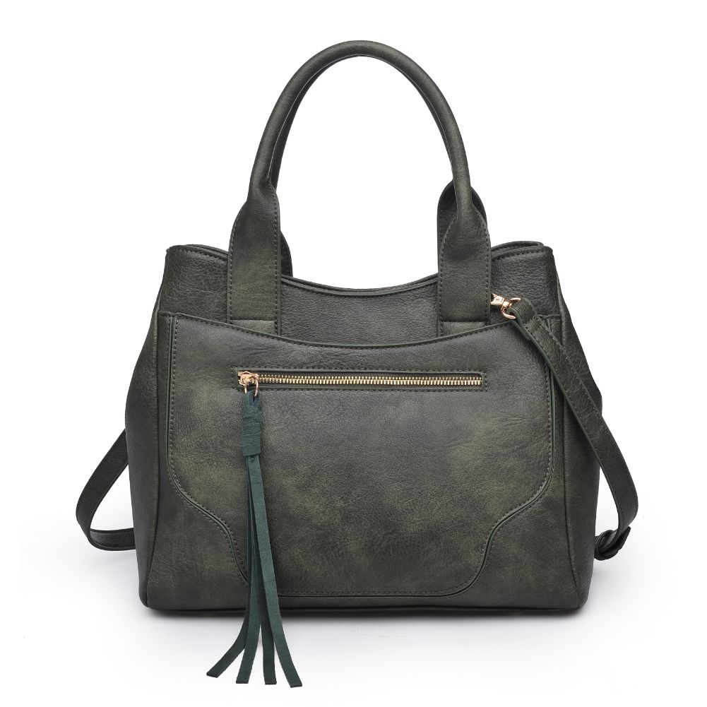 Product Image of Moda Luxe Kaitlyn Satchel 842017122333 View 1 | Olive