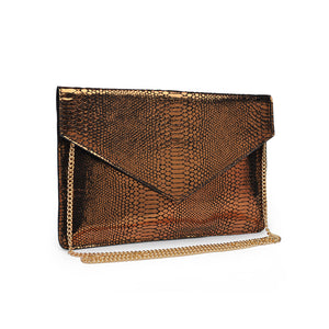 Product Image of Moda Luxe Romy Clutch 842017118183 View 2 | Copper