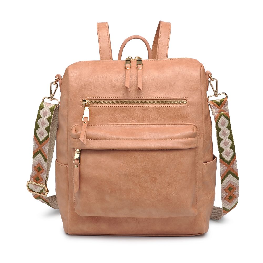 Product Image of Moda Luxe Riley Backpack 842017129431 View 5 | Blush