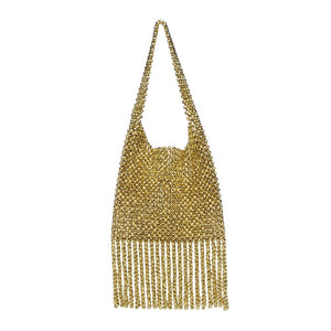 Product Image of Moda Luxe Madonna Evening Bag 842017133087 View 5 | Gold