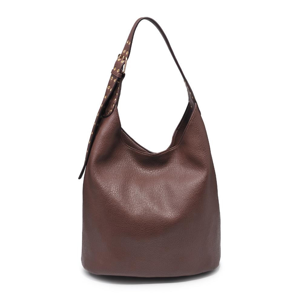 Product Image of Moda Luxe Jacqueline Hobo 842017136996 View 5 | Chocolate