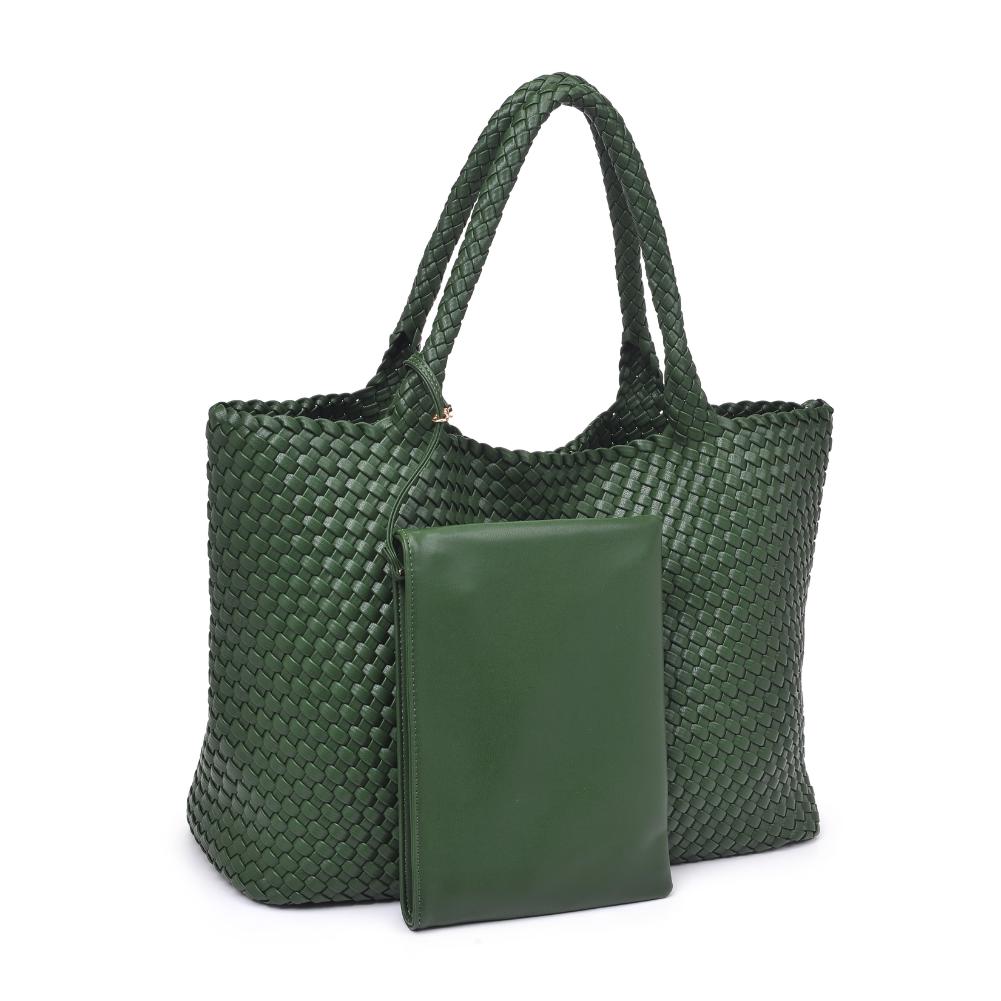 Product Image of Moda Luxe Solana Tote 842017135746 View 6 | Forest