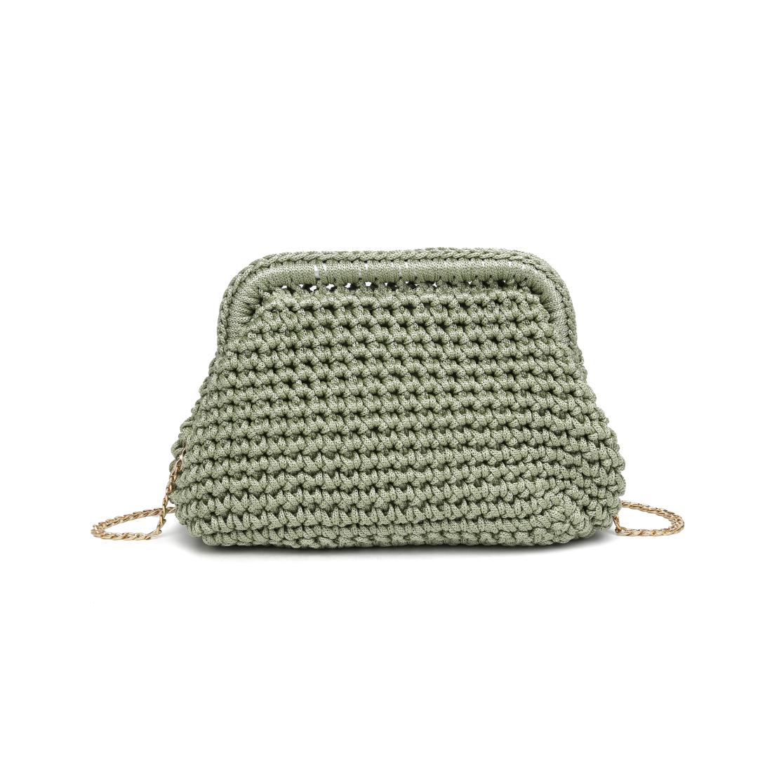 Product Image of Moda Luxe Anastasia Clutch 842017138266 View 7 | Sage