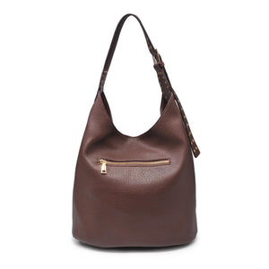 Product Image of Moda Luxe Jacqueline Hobo 842017136996 View 7 | Chocolate