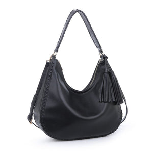 Product Image of Moda Luxe Waverly Hobo 842017124337 View 6 | Black