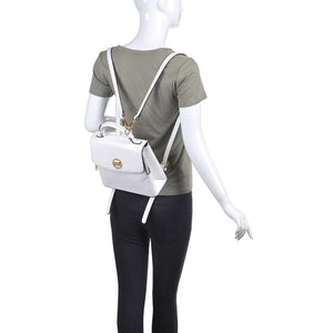 Product Image of Moda Luxe Layne Backpack 842017125556 View 5 | White