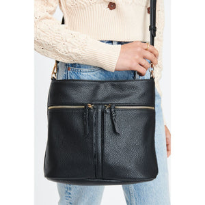 Woman wearing Black Moda Luxe Nova Crossbody 842017130352 View 4 | Black