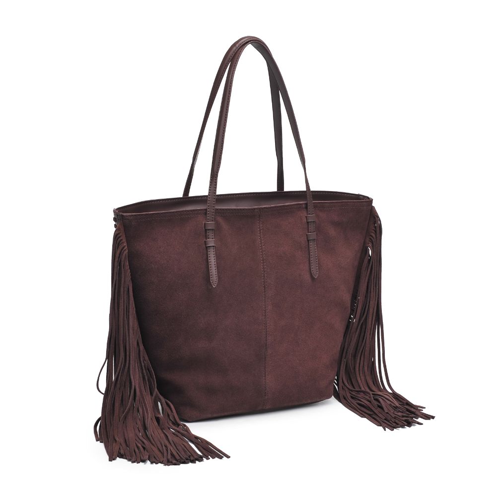 Product Image of Moda Luxe Stevie Tote 842017133186 View 6 | Chocolate