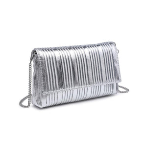 Product Image of Moda Luxe Esmeralda Clutch 842017136798 View 6 | Silver