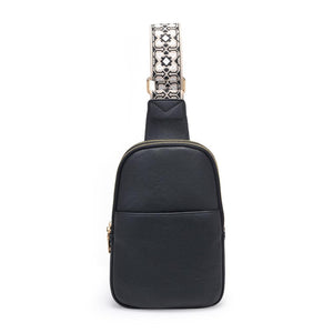 Product Image of Moda Luxe Zuri Sling Backpack 842017135838 View 5 | Black