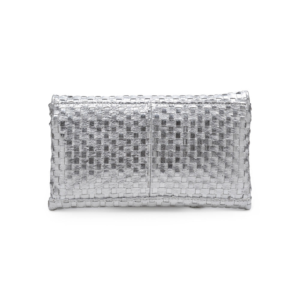 Product Image of Moda Luxe Audrey Clutch 842017118138 View 7 | Silver