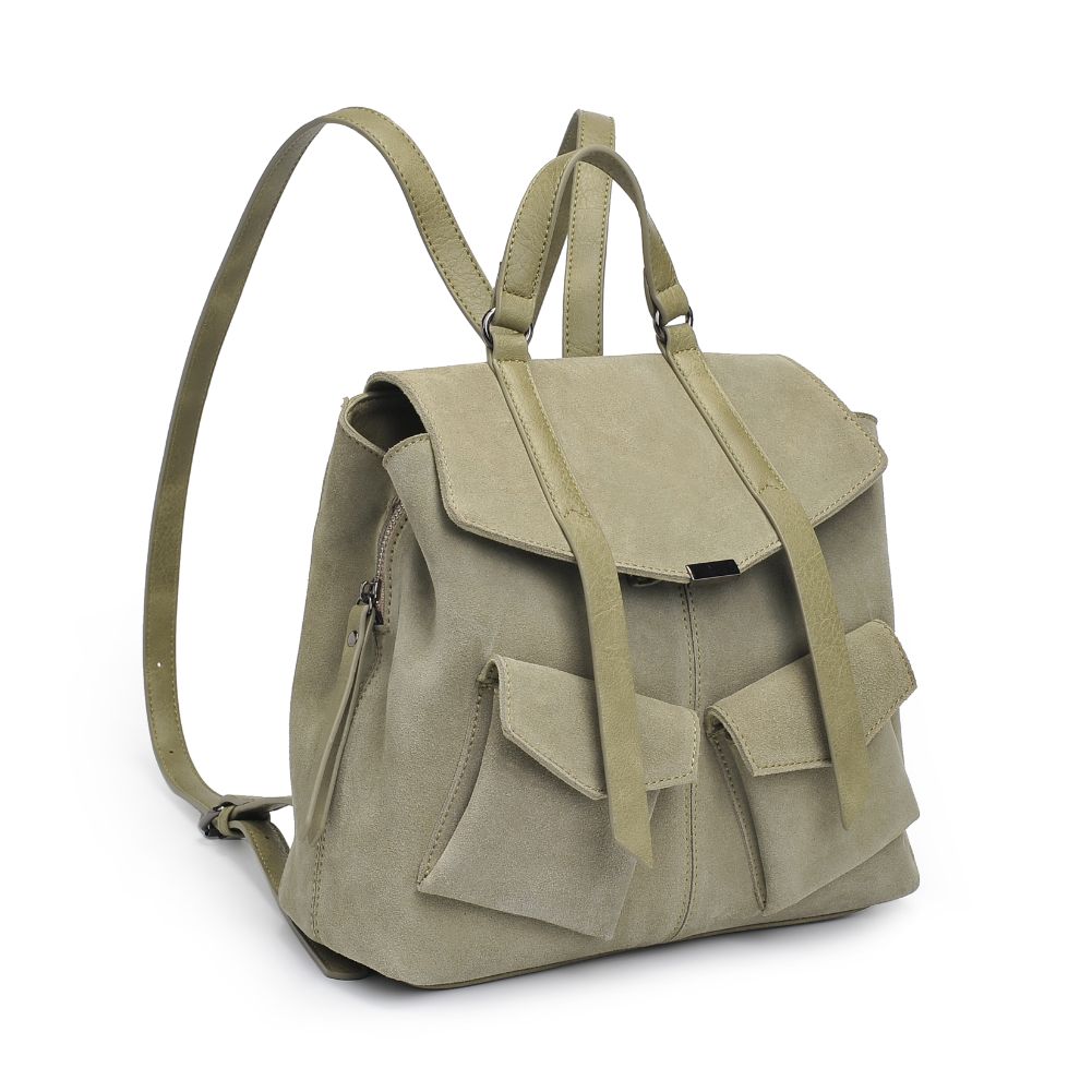 Product Image of Moda Luxe Charlie Backpack 842017127048 View 6 | Sage