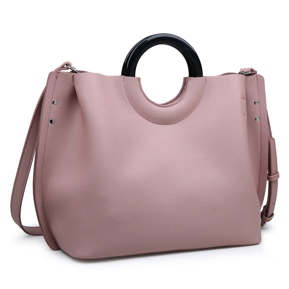 Product Image of Moda Luxe Rebecca Satchel 842017114499 View 6 | Blush