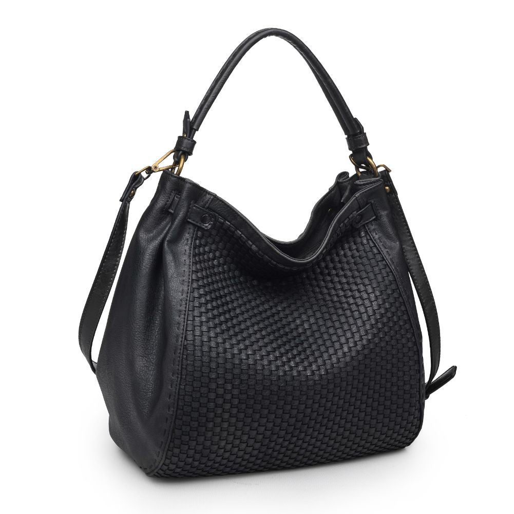 Product Image of Moda Luxe Raven Hobo 842017120704 View 6 | Black