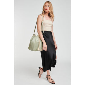 Woman wearing Seafoam Moda Luxe Havana Hobo 842017123729 View 2 | Seafoam