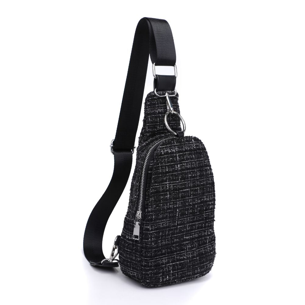 Product Image of Moda Luxe Regina Sling Backpack 842017133360 View 6 | Black