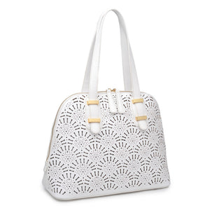 Product Image of Moda Luxe Alondra Satchel 842017112211 View 2 | White