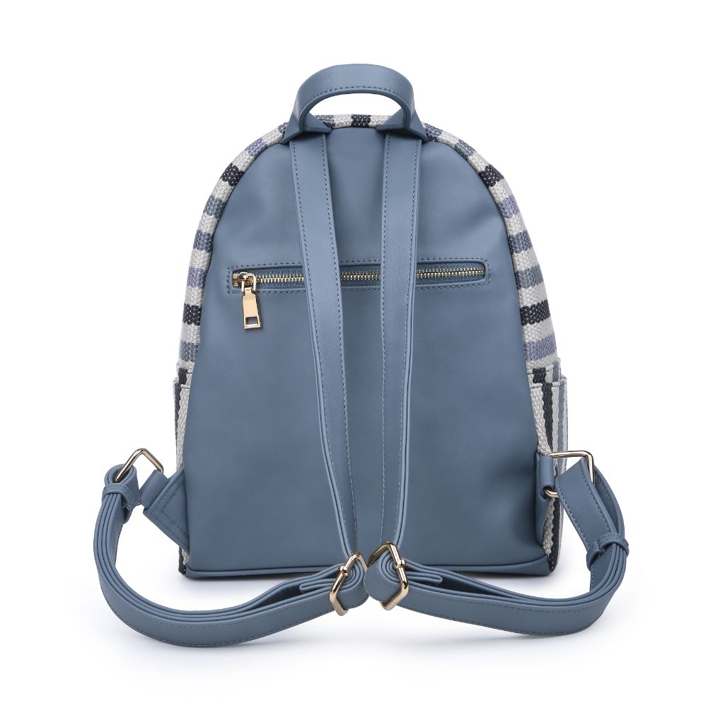 Product Image of Moda Luxe Trent Backpack 842017124443 View 7 | Denim