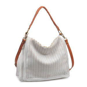 Product Image of Moda Luxe Adriana Hobo 842017113720 View 2 | White