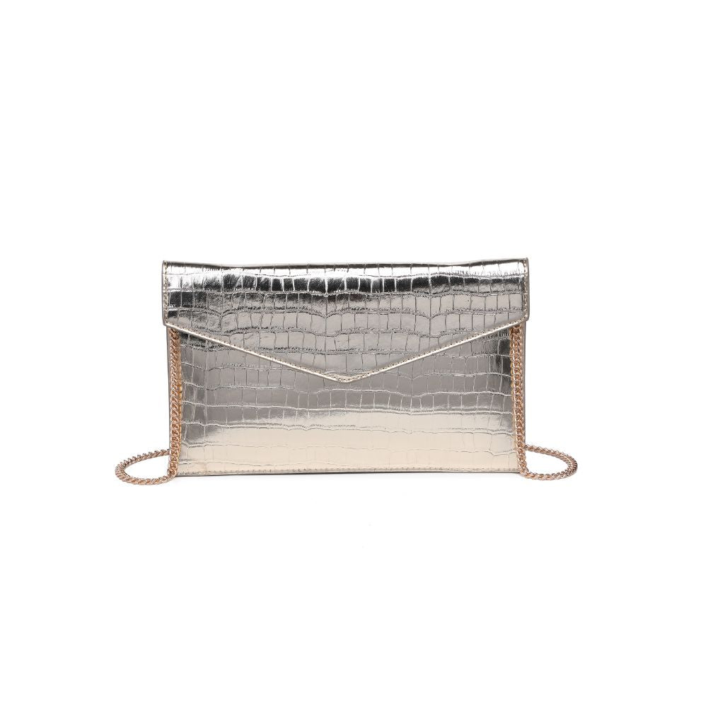 Product Image of Moda Luxe Katniss Clutch 842017133766 View 5 | Light Gold