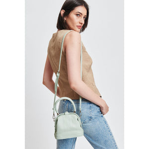 Woman wearing Sage Moda Luxe Charmaine Crossbody 842017131298 View 3 | Sage