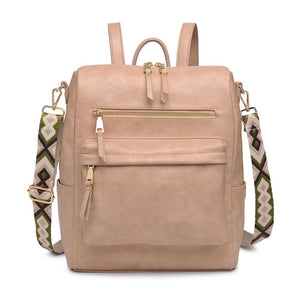 Product Image of Moda Luxe Riley Backpack 842017129400 View 5 | Natural