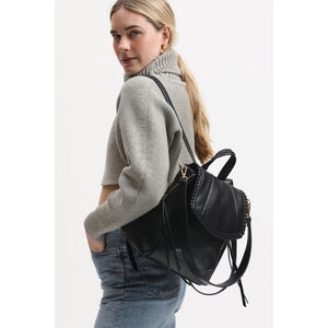 Woman wearing Black Moda Luxe Dido Backpack 842017133223 View 2 | Black