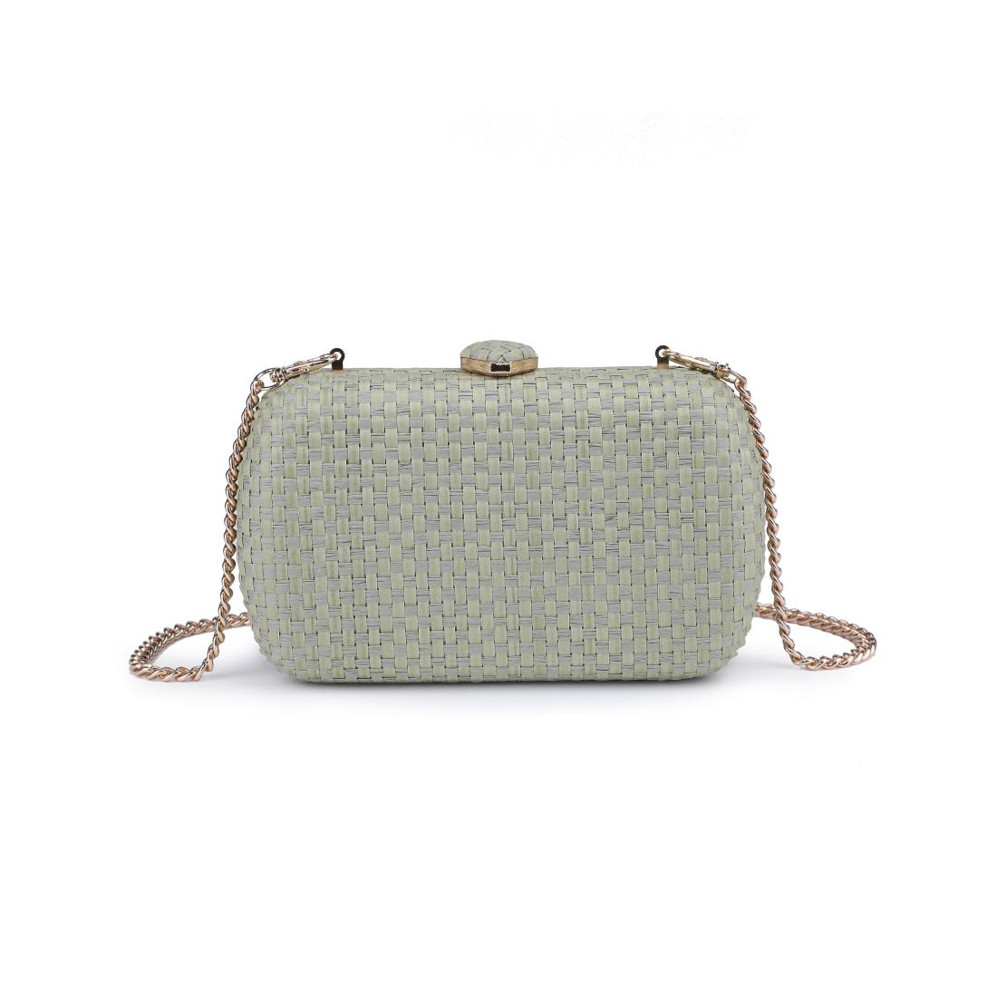 Product Image of Moda Luxe Roxie Evening Bag 842017138181 View 5 | Sage