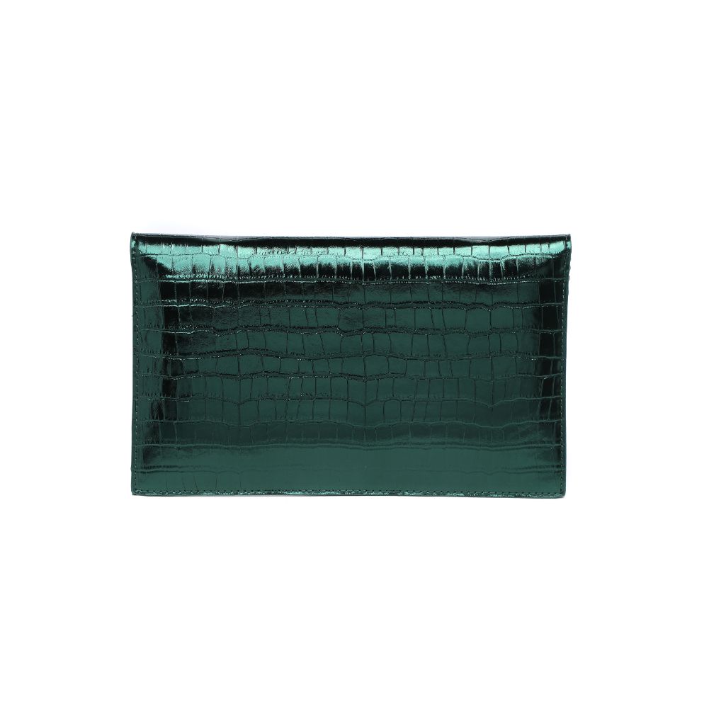 Product Image of Moda Luxe Katniss Clutch 842017133759 View 7 | Emerald