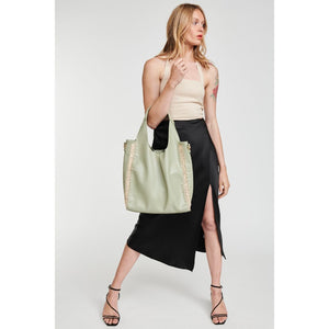 Woman wearing Seafoam Moda Luxe Havana Hobo 842017123729 View 3 | Seafoam