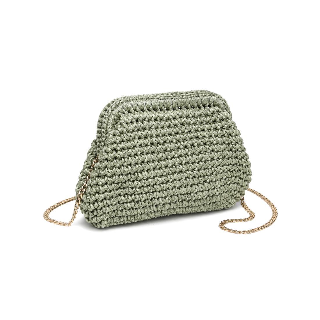 Product Image of Moda Luxe Anastasia Clutch 842017138266 View 6 | Sage