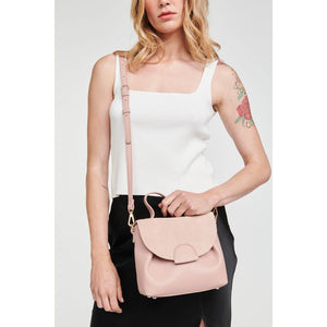 Woman wearing Blush Moda Luxe Alana Messenger 842017127154 View 1 | Blush