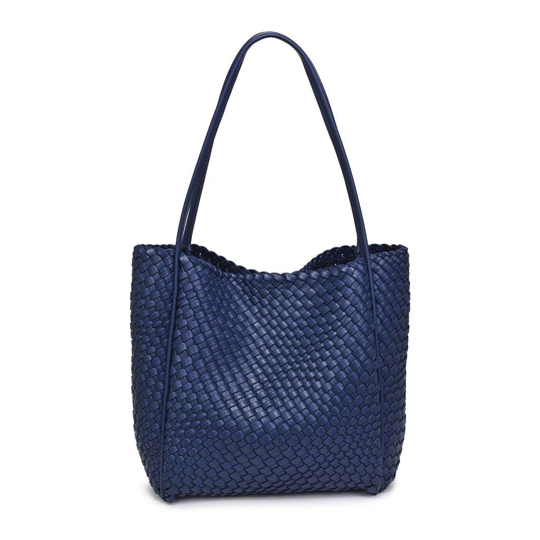 Product Image of Moda Luxe Gladys Tote 842017137276 View 5 | Navy