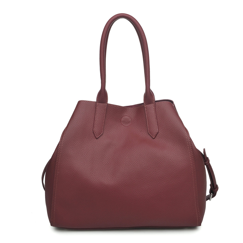 Product Image of Moda Luxe Camden Tote 842017116745 View 7 | Burgundy