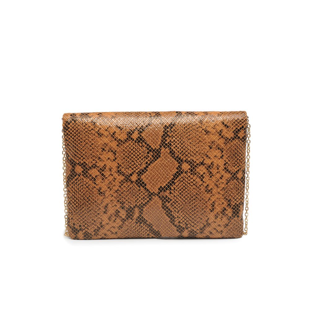 Product Image of Moda Luxe Lauren Clutch 842017128977 View 7 | Tan