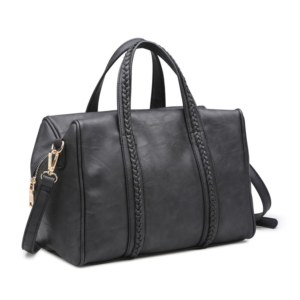 Product Image of Moda Luxe Wyatt Satchel 842017106210 View 2 | Black