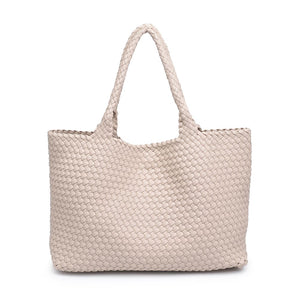 Product Image of Moda Luxe Solana Tote 842017132158 View 7 | Ivory