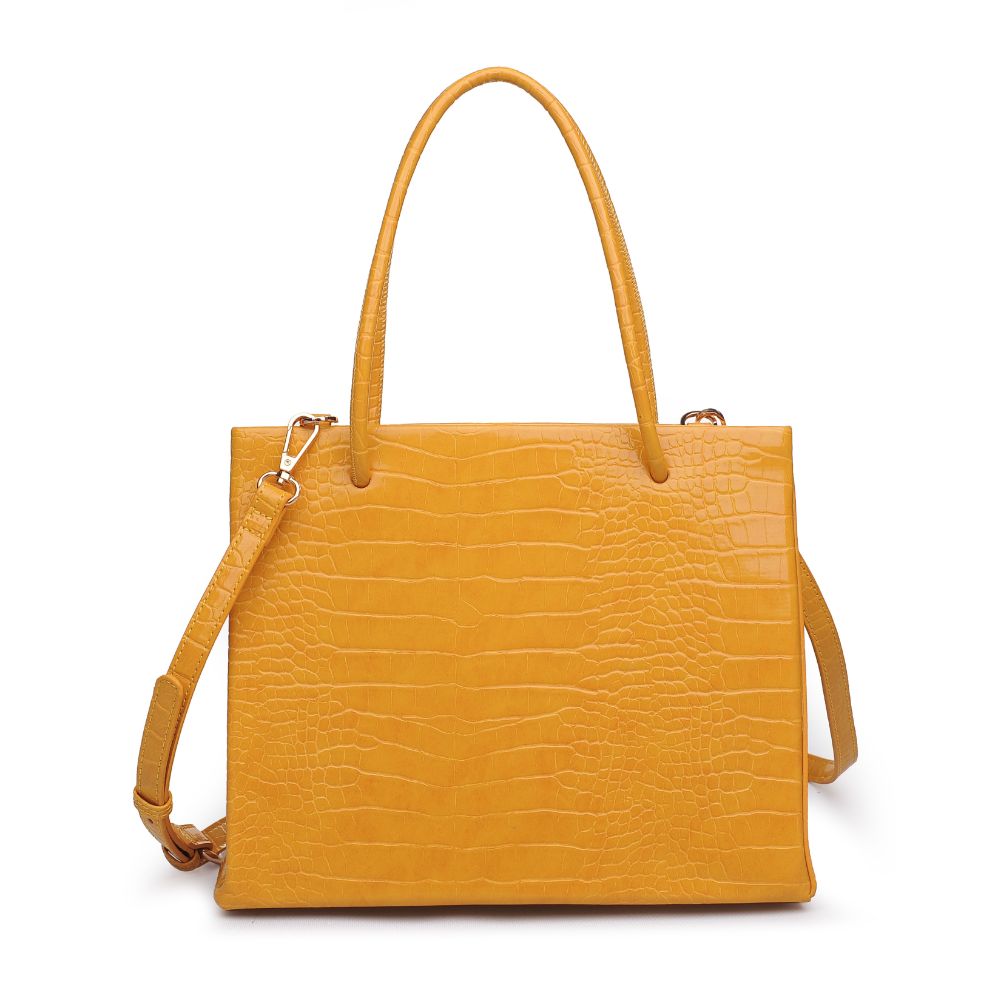 Product Image of Moda Luxe Pierce Mini Tote 842017125853 View 5 | Mustard