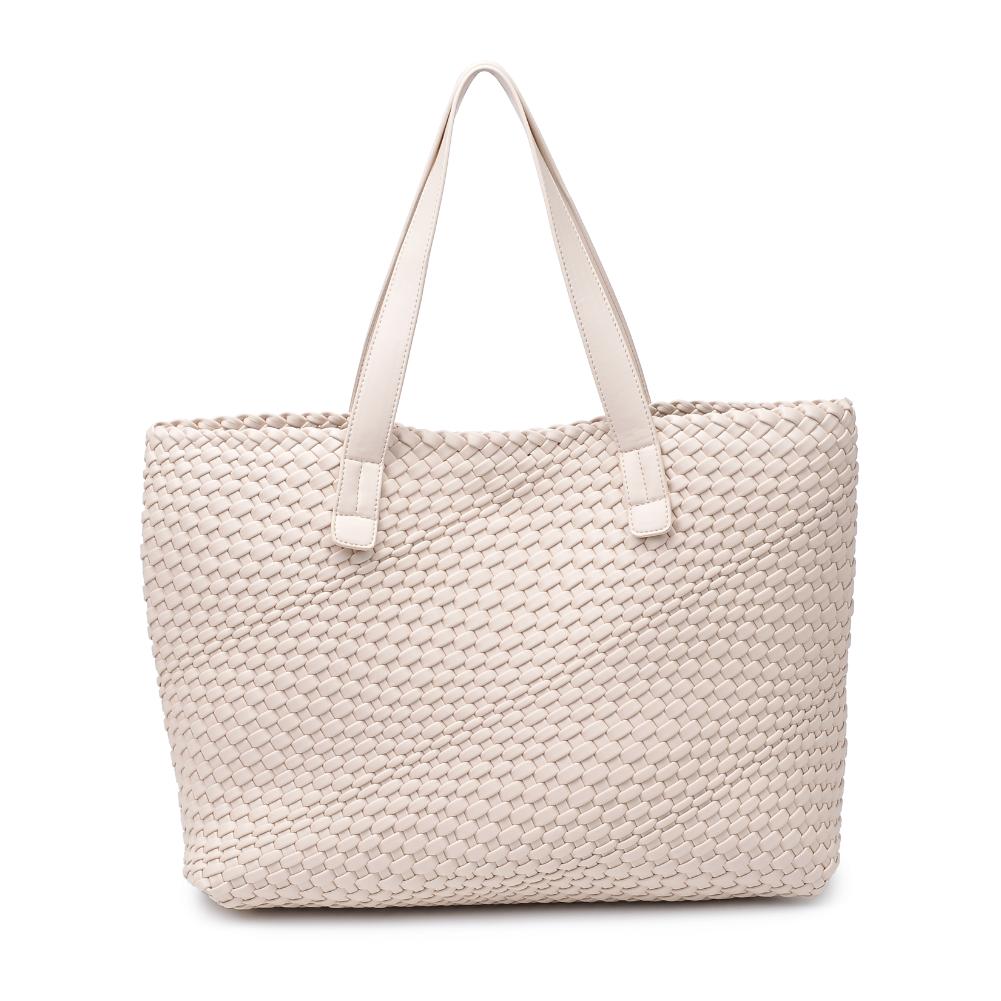 Product Image of Moda Luxe Piquant Tote 842017135593 View 5 | Oatmilk