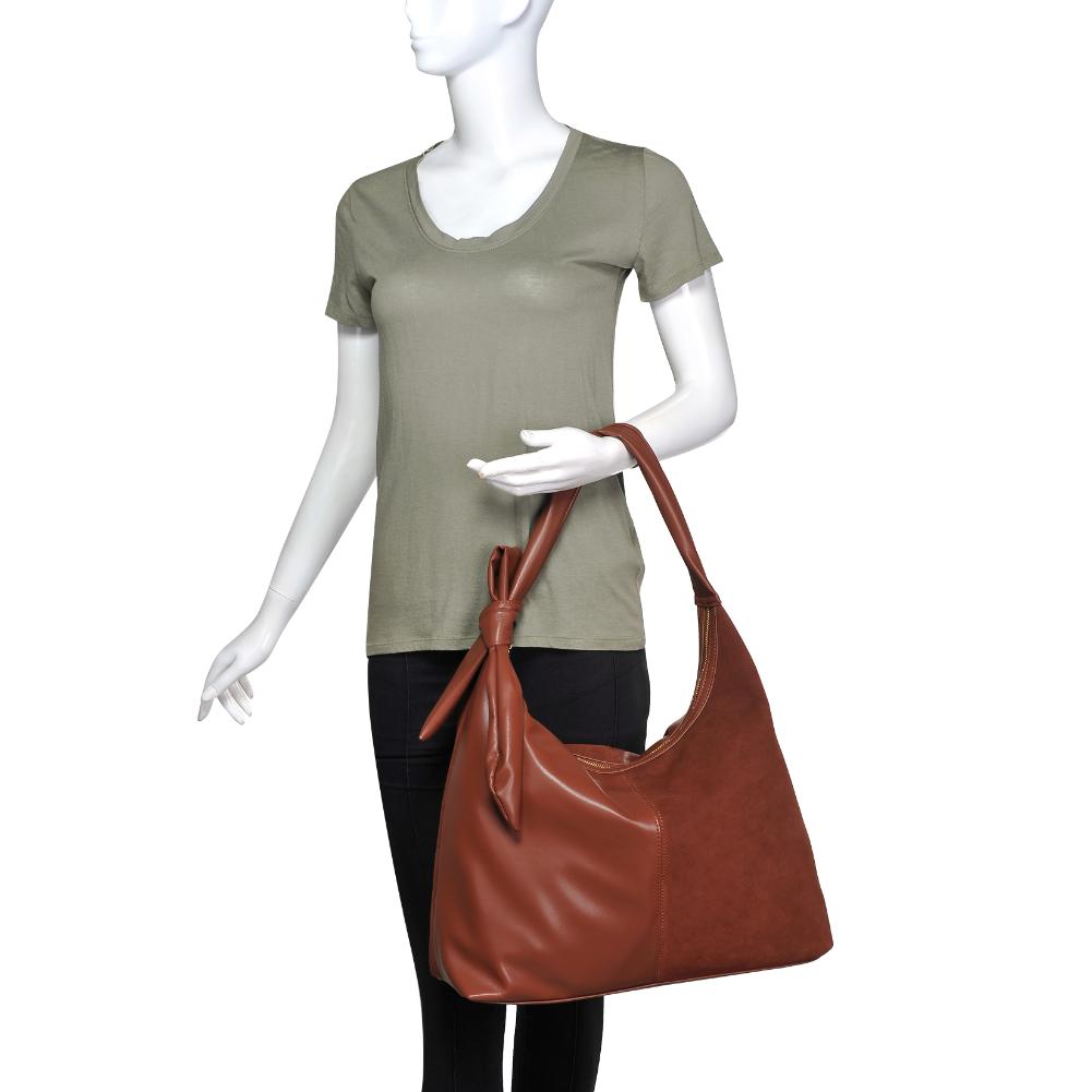 Product Image of Moda Luxe Hazel Hobo 842017137115 View 5 | Chocolate