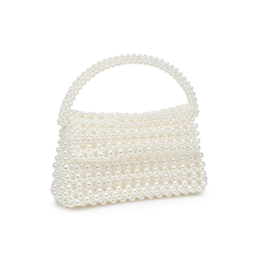 Product Image of Moda Luxe Darcy Evening Bag 842017132646 View 6 | Ivory