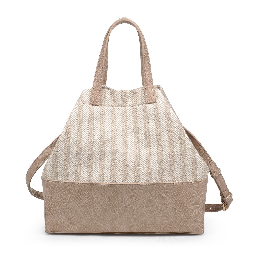 Product Image of Product Image of Moda Luxe Ingrid Tote 842017124993 View 3 | Natural Herringbone