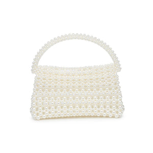 Product Image of Moda Luxe Darcy Evening Bag 842017132646 View 7 | Ivory