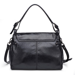 Product Image of Moda Luxe Lucy Messenger 842017117483 View 7 | Black