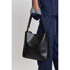 Woman wearing Black Moda Luxe Nemy Tote 842017132295 View 1 | Black