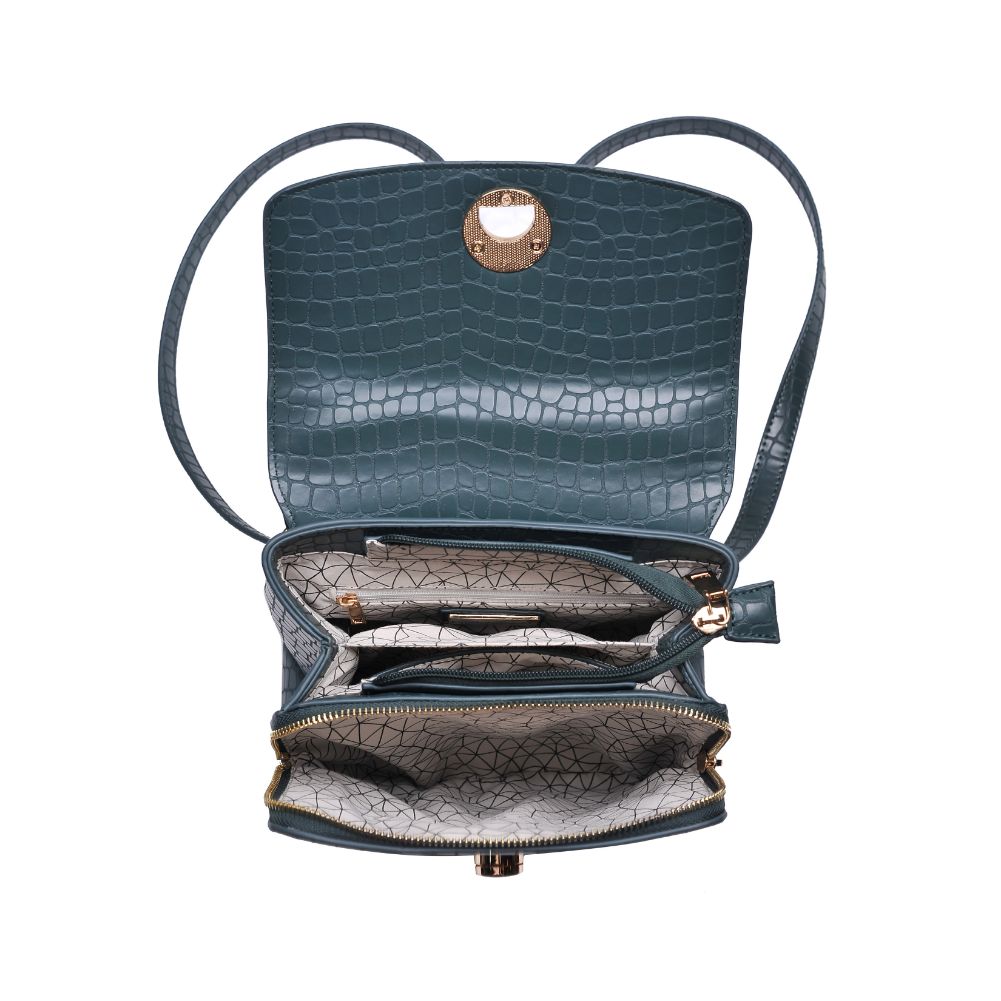 Product Image of Moda Luxe Layne Backpack 842017125822 View 4 | Emerald